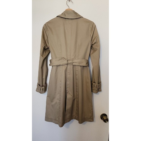 Topshop Double Breasted Trench Coat SZ 2 - Picture 5 of 11